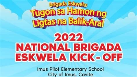 2022 Brigada Eskwela National Kick Off And Advocacy Campaign
