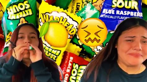 Extreme Sour Candy Challenge Youtube