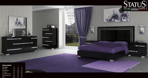 Buy modern contemporary bedroom sets online at overstock our. VOLARE - KING SIZE MODERN BLACK BEDROOM SET 5PC MADE IN ...