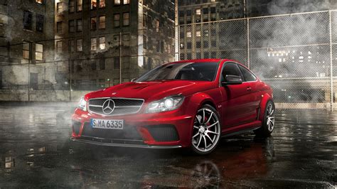 🔥 Download Red Mercedes Benz C63 Amg Desktop Wallpaper Hd Wide By