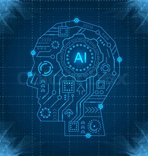 Human Brain Mind Head With Artificial Intelligence Ai Future