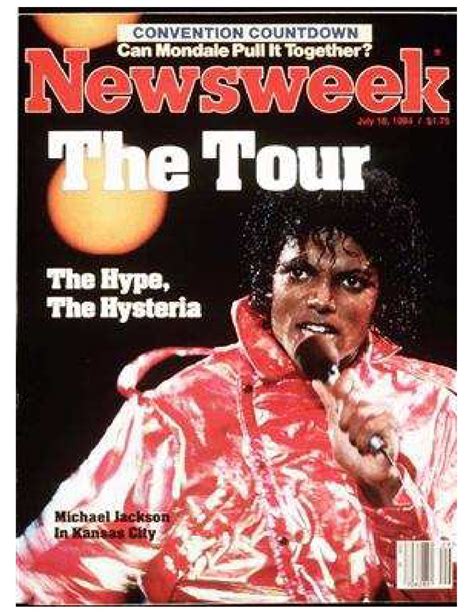 Mj Newswek 1984 Kc Tour Michael Jackson Michael Micheal Jackson