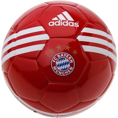 Adidas Bayern Munich Red Soccer Ball