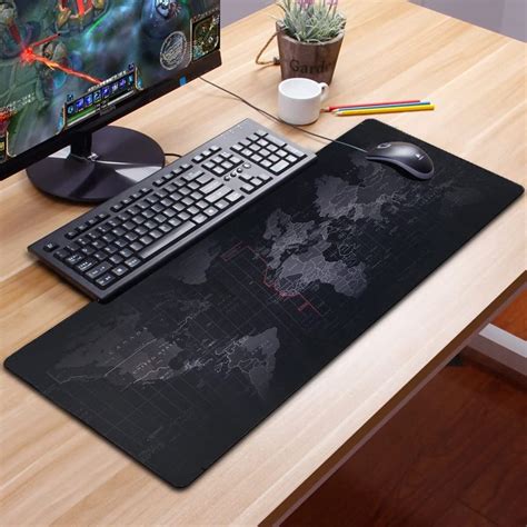 World Map Gaming Mouse Pad Extended Size 90 X 40 Cm Hardwaremarket