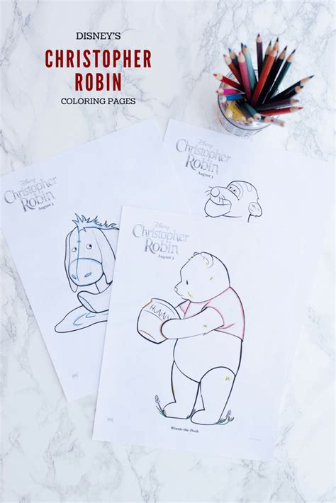 Christopher Robin Coloring Pages