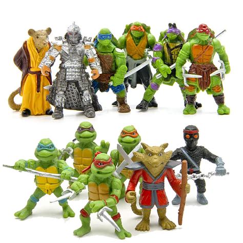 Tmnt Teenage Mutant Ninja Turtles Action Figures Set 2016 New Tmnt Tees
