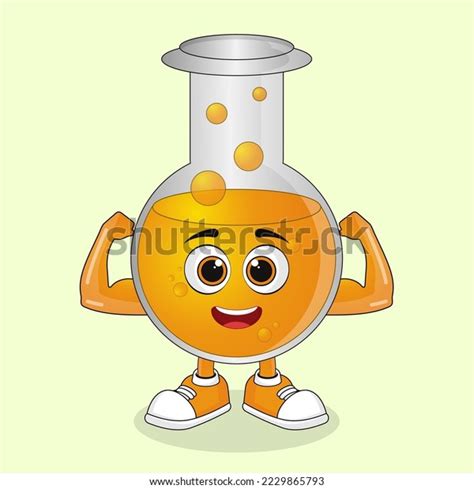 Cartoon Science Test Tube Thats Adorable Stock Vector Royalty Free