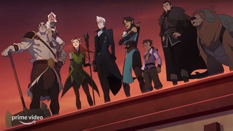 awesome title sequence for critical role s the legend of vox machina animated series and