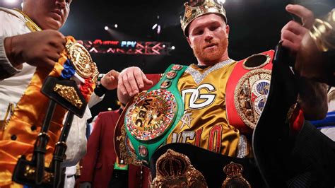 Canelo Alvarez Boxings First Undisputed Super Middleweight Champion