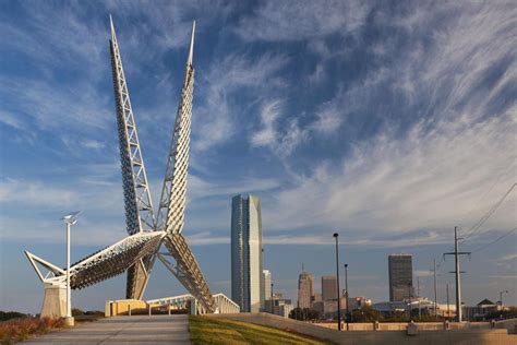 Oklahoma Citys Skydance Pedestrian Bridge