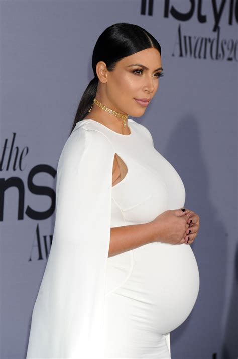 Pregnant Kim Kardashian At Instyle Awards 2015 In Los Angeles 1026
