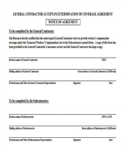 30 Agreement Forms In Pdf Free And Premium Templates