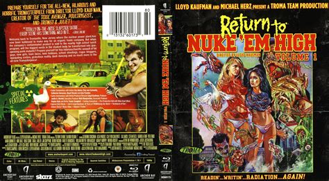 Return To Nuke Em High Volume R Label Blu Ray Covers Cover Century Over