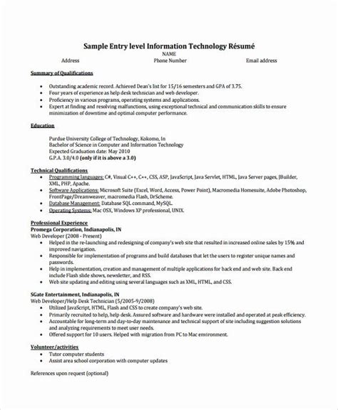 Entry level for less complex support and administrative roles requiring entry level help desk careers. 20 Entry Level Help Desk Resume | Resume template word ...