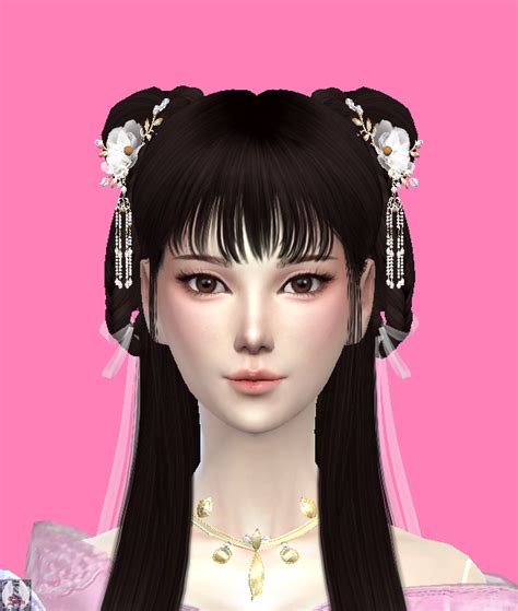 Https://tommynaija.com/hairstyle/asian Hairstyle Sims 4