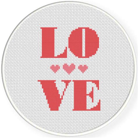 love heart cross stitch cross stitch patterns