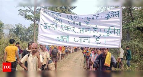 Maha Chhattisgarh Tribal Protest Over Indravati Bridge Enters 13th Day