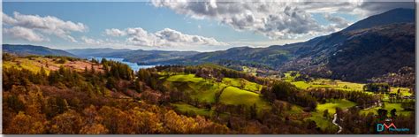 Coniston Spring Panorama View Over The Green Fields And Wo Flickr