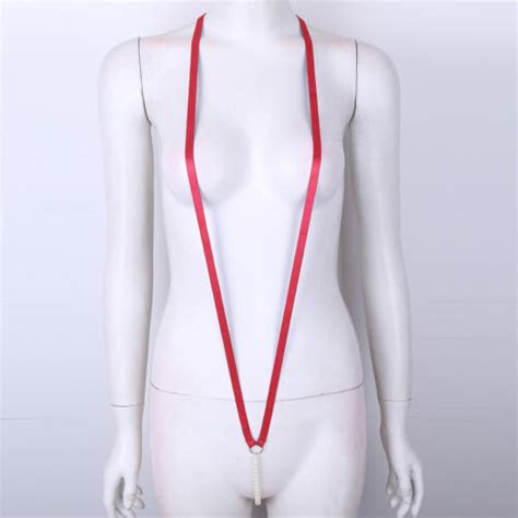 Sexy Women Micro Thong G String Teddy Mini Bikini Slingshot Monokini Swimwear Ebay