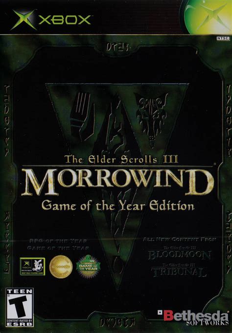 Morrowind Gold Game Of The Year Xbox