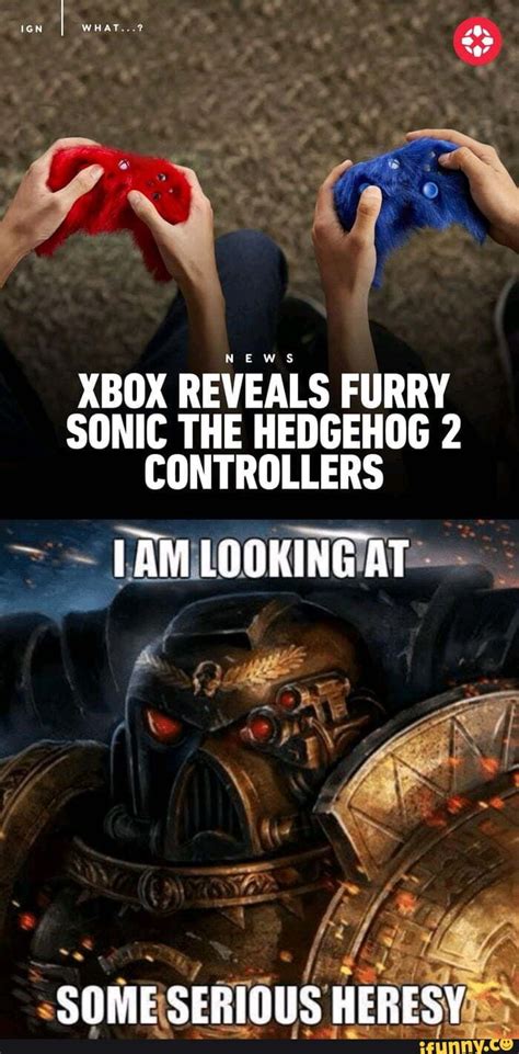 I What Xbox Reveals Furry Sonic The Hedgehog 2 Controllers Am