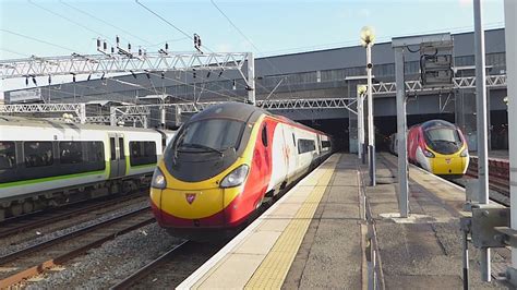 Virgin Trains Pendolino Departs London Euston Youtube