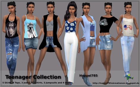 Sims 4 Ccs The Best Teenager Collection By Hoppel785