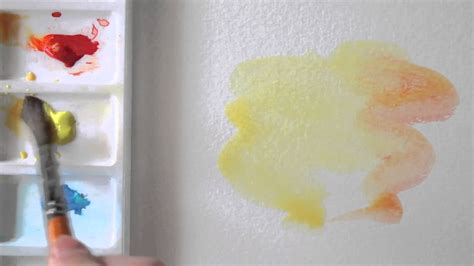 Lap lines happen when you work too closely to an already painted area. Making a watercolour Background wash - YouTube