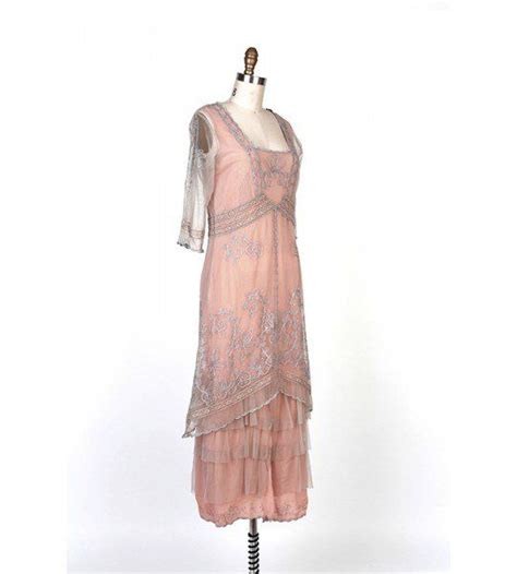 Titanic Tea Party Dress In Antique Pink By Nataya Sold Out Tea