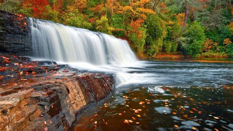 Autumn Waterfall Wallpaper 57 Images