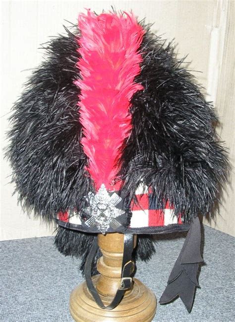 Scottish Feather Bonnet Traditional Military Headdress