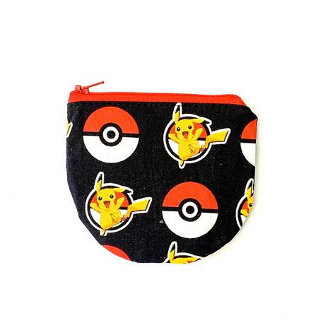 Pokemon Coin Purse, change purse, zip pouch | Coin purse, Change purse, Cotton purse