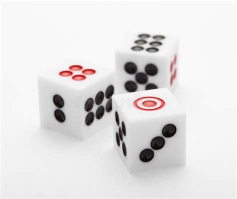 Three Dice On Table For Game Set Stock Image Image Of Leisure Square