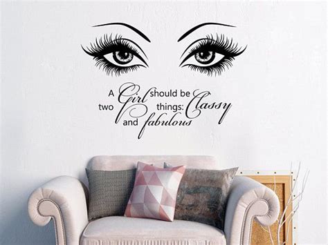 Quote Wall Vinyl Decal Quote Stickers Eye Decals Wall Murals For Girl