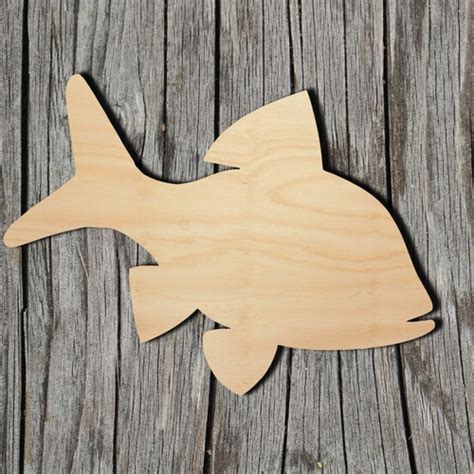 Trout Fish Laser Cut Unfinished Wood Cutout Shapes Etsy
