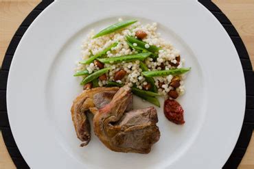 Maybe you would like to learn more about one of these? Lamb Chops with Israeli Couscous and Sugar Snap Peas - You ...