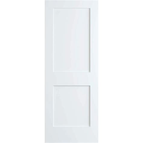 The garage two panel interior door accessible here are considered some of the toughest versions for delivering inevitable security. Kimberly Bay 30 in. x 80 in. White 2-Panel Shaker Solid ...