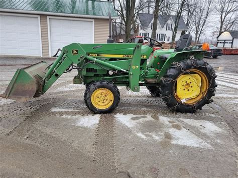 Jd 750 W 67 Front Loader Just Purchased I Have Questions Green