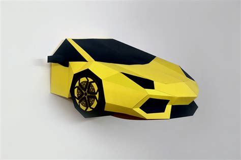 Papercraft Car Lamborghini Aventador