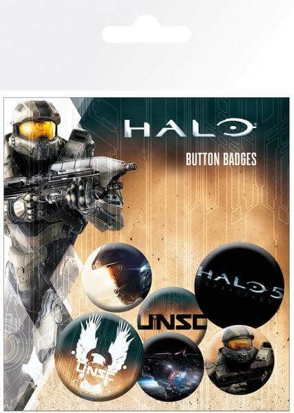 Gaming Pin Halo Badge Pack 6τμχ Shopflixgr