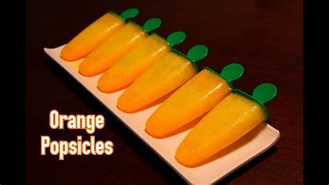 Orange Popsicles Best Popsicle Recipe Orange Lolly Fresh Orange