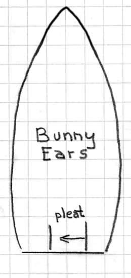 While not exactly a deluxe pattern, the graphics will get you started on your way to transforming any child wearing a hooded sweatshirt jacket or windbreaker into a lop ear bunny for easter. Bunny Ear Pattern | Patterns Gallery | Bunny ear costume, Costume patterns, Bunny ear