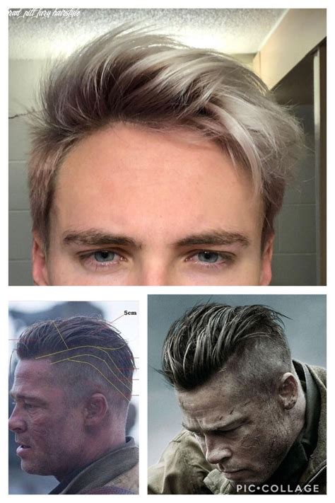 Collection by diego peña • last updated 4 days ago. 9 Brad Pitt Fury Hairstyle in 2020 | Brad pitt fury, Brad ...