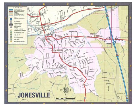 Maps And Info Jonesville Nc