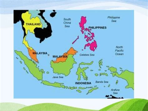 Mapa Mga Bansa Sa Timog Silangang Asya Bansatado