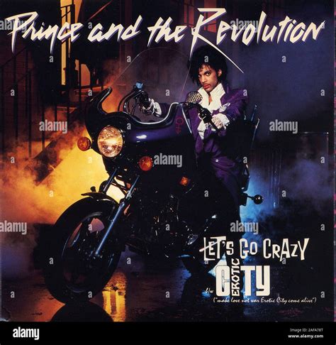 Prince And The Revolution Lets Go Crazy Vintage Vinyl Album Cover