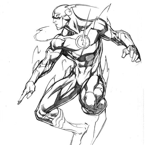 Dibujos De The Flash A Lápiz El Hombre Más Rápido Del Mundo Dibujos