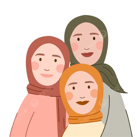 Ilustración De Chicas Hijab Png Hijab Mujer Niña Png Y Psd Para Descargar Gratis Pngtree
