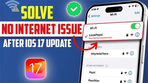 Fix Wi Fi No Internet Connection After Ios 17 Wifi Issues On Iphone