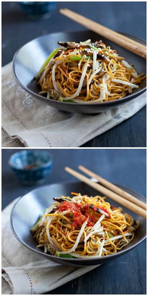 Vegetable Chow Mein This Chinese Vegetarian Recipe Features Noodles